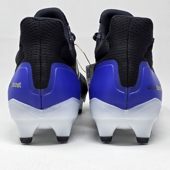 Adidas Ultraboost Football Cleats Black Blue Woven JP7410 Men’s Size 10 New main image 6